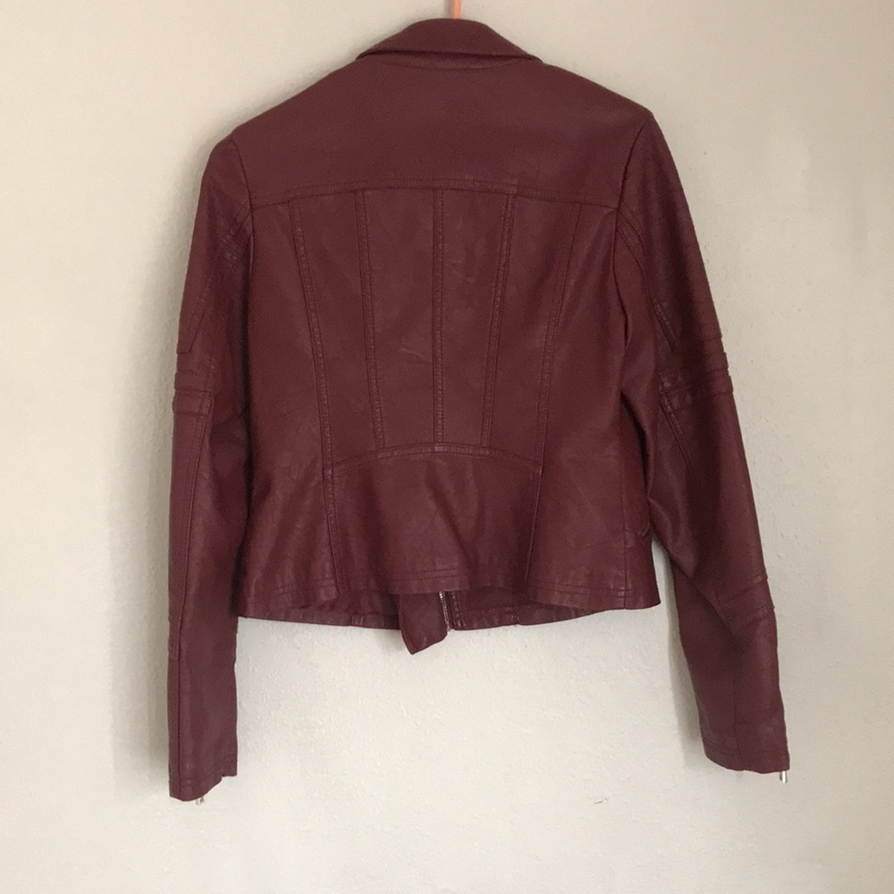 Red motorcycle jacket. - Picture 2 of 4